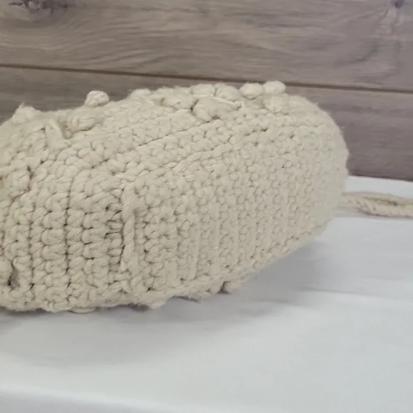 GERARD DAREL Beige Crochet Crossbody Shoulder Bag - Picture 6 of 11